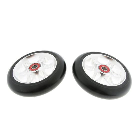 Professional Replacement Elastic 100mm Stunt Scooter Wheel with Bearing Bushings