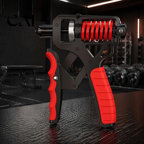Heavy Duty Grip Exerciser Hand Strengthener with Counter, 5-165kg Resistance Adjustable Rehabilitation Equipment Forearm Trainer Exerciser,