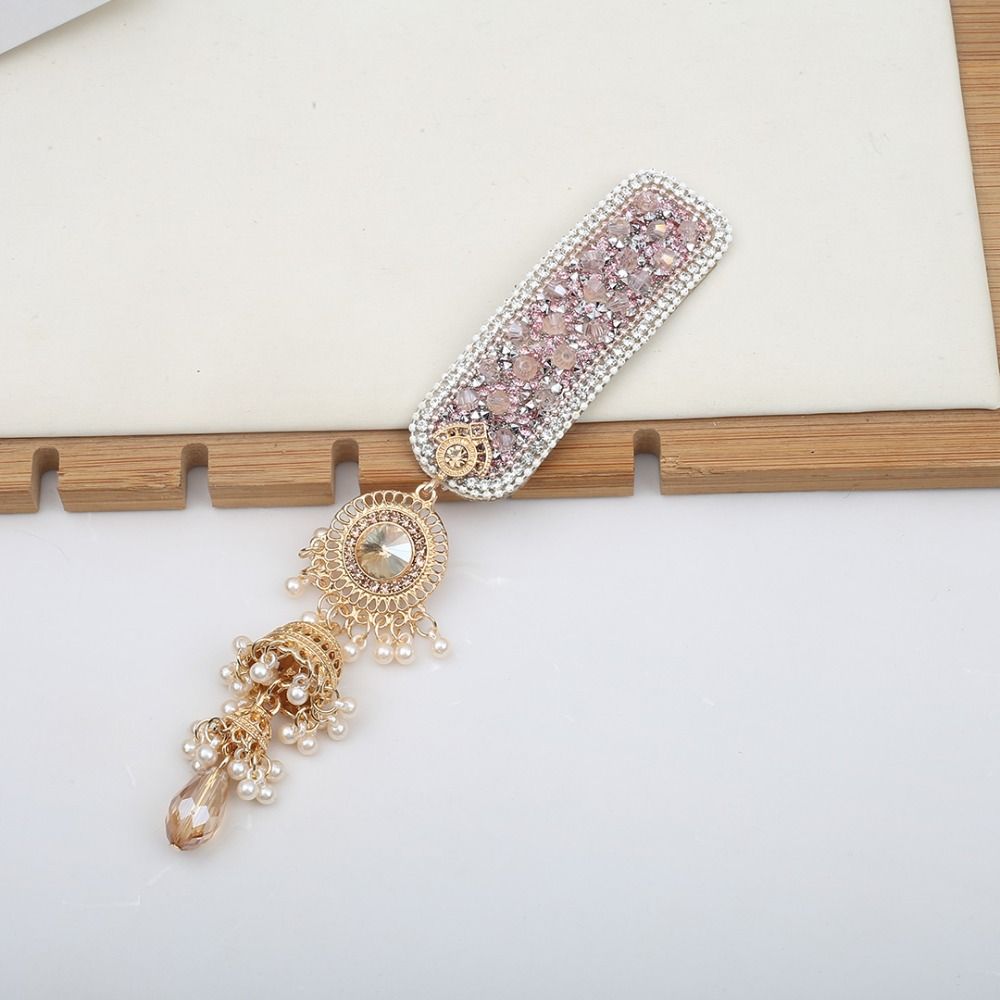 Elegant Chinese Style Tassel Hairpin Vintage Tassel Side Clip Ethnic Style Hair Clip  Wedding
