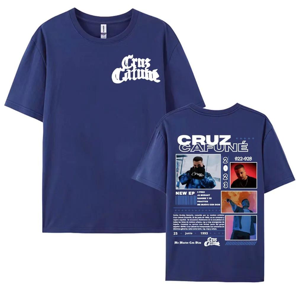 25 Summer Women T-shirt Hip Hop Street Cruzzi Print Top Oversized Y2k Short Sleeve Cruz Cafuné World Tour Streetwear Clothes Top