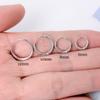 6/8/10/12mm Tiny Korean Small Stainless Steel Round Mini Little Good Huggie Hoop Earrings for Women Cartilage Piercing Loop Ring