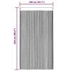 VidaXL Rideau en fils 2 pcs 140 x 250 cm multicolore, rideau à franges, rideau à passe-tringle, rideau à franges à fils, 4102038