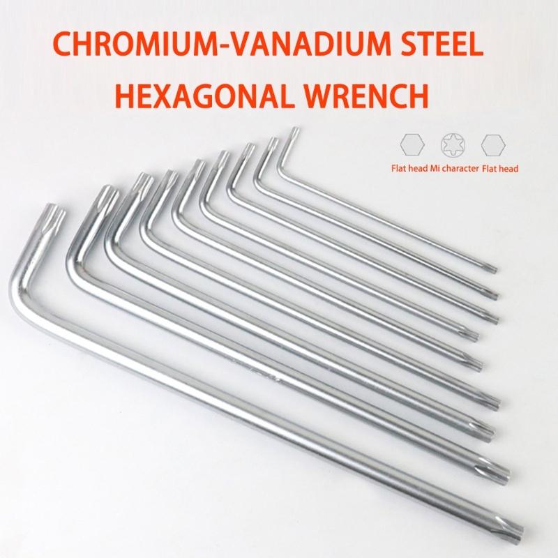 Professional L Type Screwdriver Kit 9 Size Ergonomic Hand Tool Hex Key For Machinery And Electronics