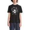 Levis X Felix The Cat Cartoon Print Crew Neck Short Sleeve T-Shirt Men Tops Black A1248-0000
