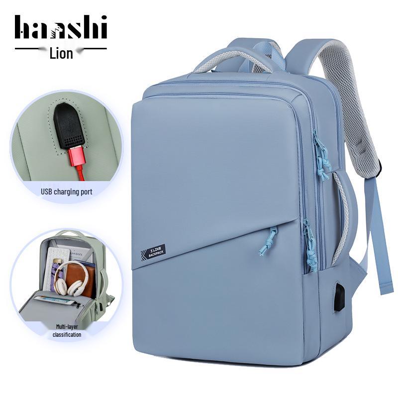 Trendy Waterproof Large-Capacity Backpack for Men & Women - Stylish for Travel & School