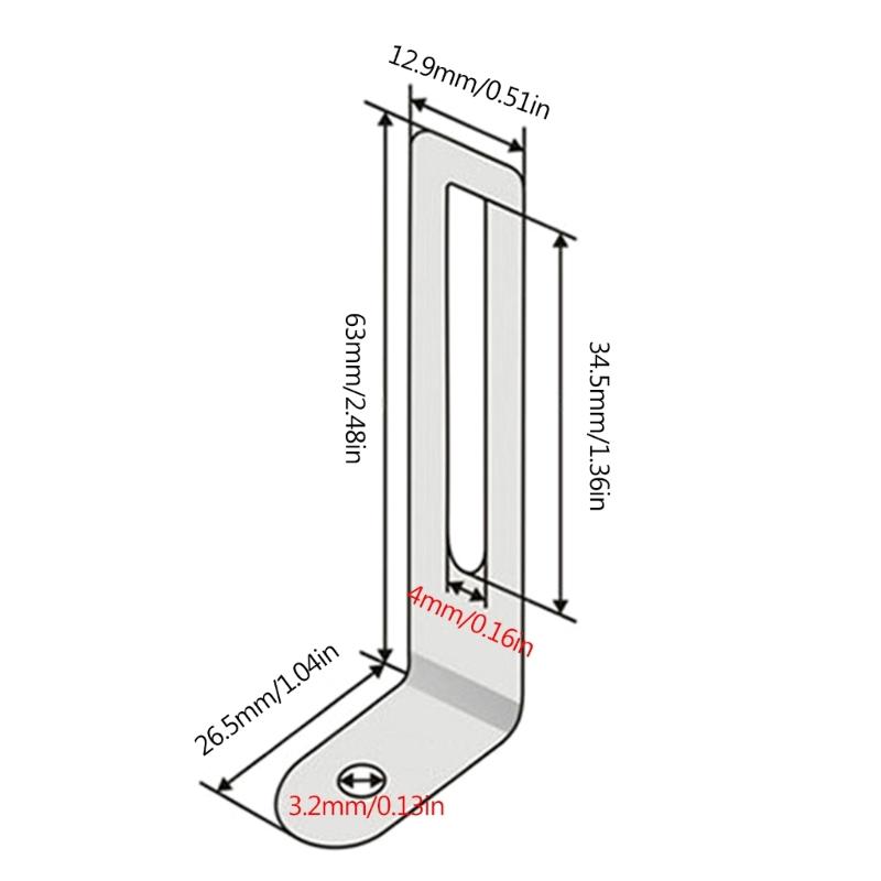 Pickguard Bracket Support Archtop Screw Electric Guitar Solid Body For Guard Plate Metal Bracket Basses Accessory