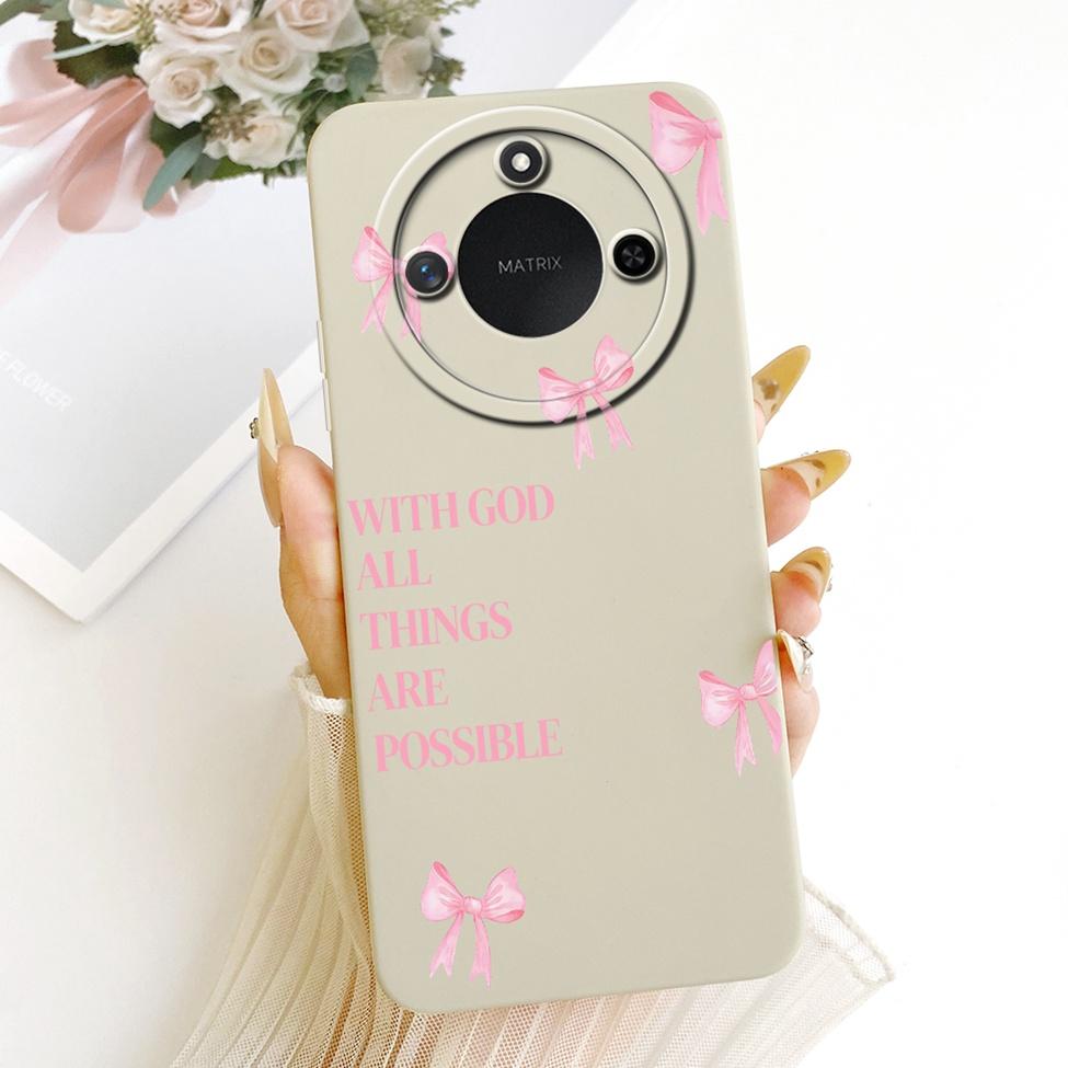 

6.8 For Honor X9c Smart Case Silicone Fashion Luxury Cute Cartoon Painted Cover For Honor X9c Smart Funda Honor X9c Smart