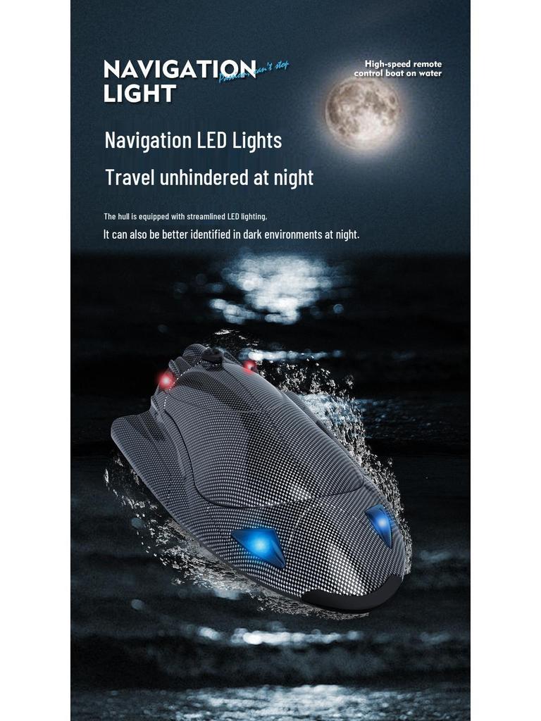 Cross-Border RC Turbojet High-Speed Electric Remote Control Speedboat 011: Water-Cooled, Long-Endurance Racing Boat