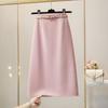 MOUKYUN Women's High Waist Package Hip OL Office Skirt
