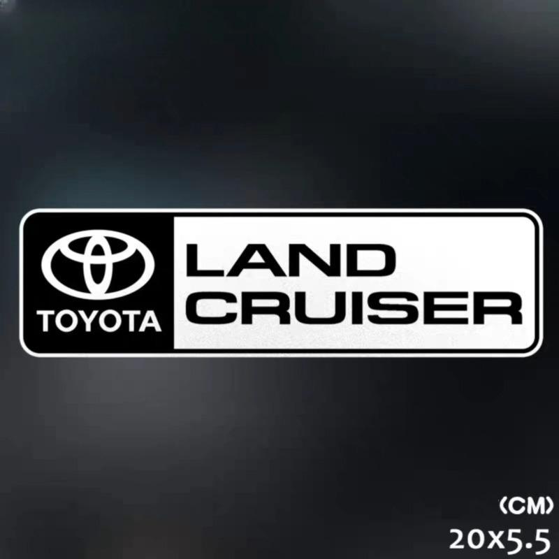 Car badge logo sticker body rearview mirror window rear glass decoration decal for Toyota GE modified TRD Corolla Camry