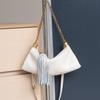 Genuine Leather Shoulder Bag Niche Design Tassel Chain Underarm Bag Women's Bag Crossbody Bag Fashion Soft Top-Grain Cowhide