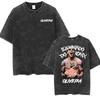 Do Bronx Charles Oliveira Violence Aesthetic Tshirts Men Women Fashion Vintage Washed T Shirts Summer Tops High Quality T Shirt