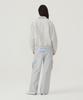 COVERNAT WOMAN Cargo Sweatpants Melange Grey