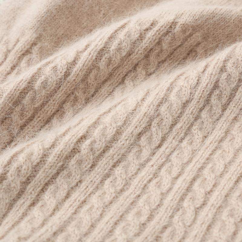 Women's Korean Style Versatile Warm Knitted Hat Thickened Pile Hat Big Head Surround New Hat