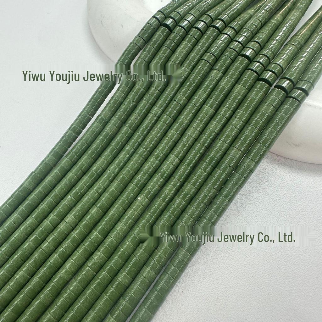 Natural Stone 2x4mm Sherpa Round Slice Spacer Beads – Loose Beads for DIY Accessories