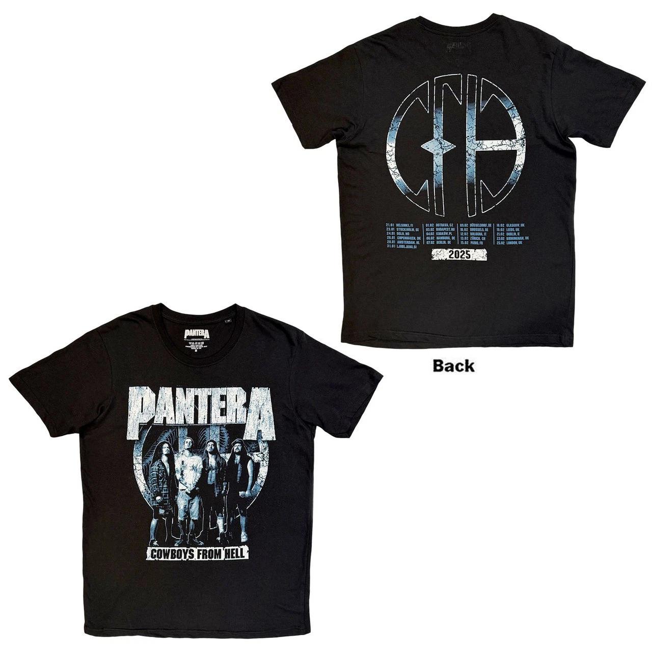 Pantera - Cowboys From Hell Tour 25 - Black t-shirt XL