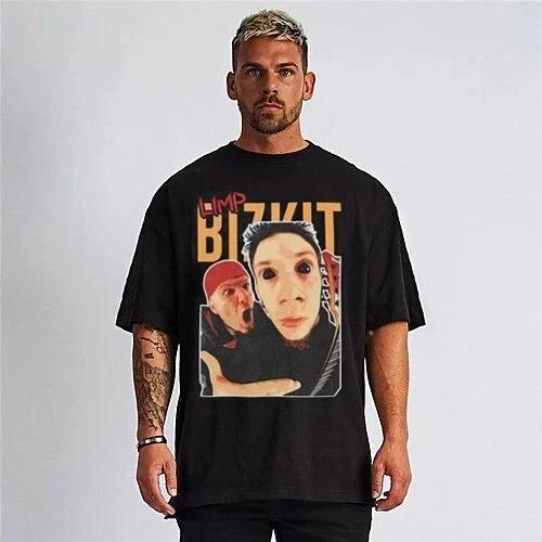 LIMP BIZKIT NEW METAL HARD ROCK ALTERNATIVE BLACK T SHIRT Men s SIZES 2FACESLIMP S
