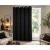 Curtain - EDEN - Wooly - 140x240 Cm - Bouclé Effect - Black