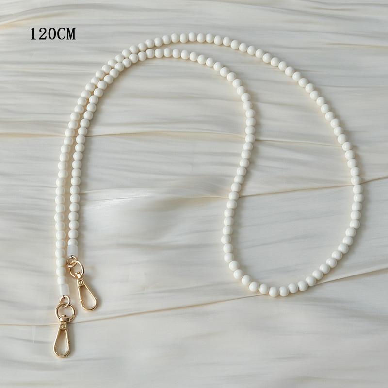 New Phone Accessory Long Cellphone Chain Anti Lost Universal Solid Bead Shoulder Neck Crossbody Phone Strap Case Holder Chain