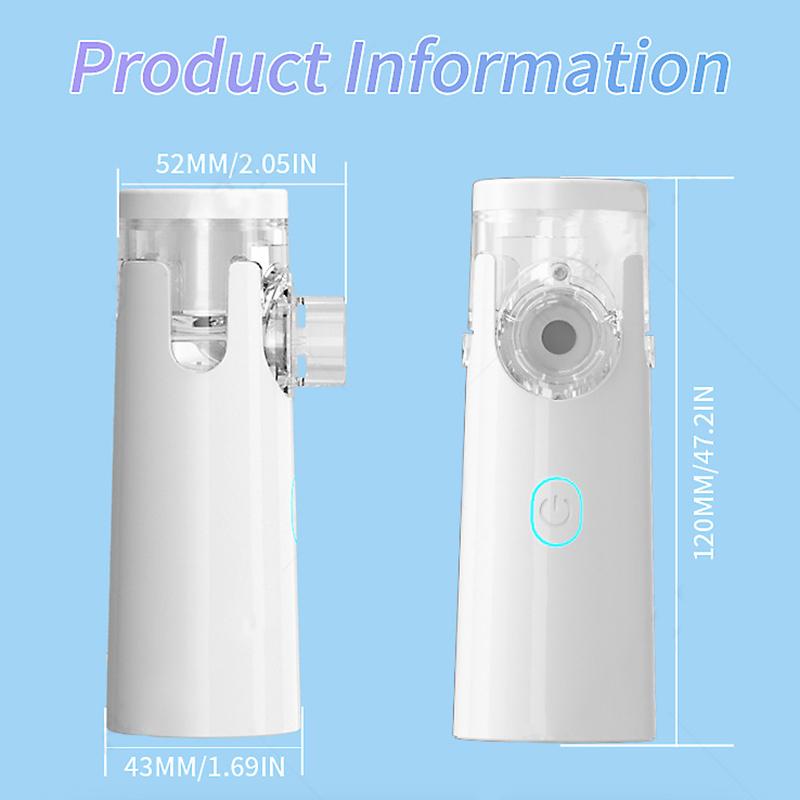 Home Medical Portable Handheld Nebulizer Children'S Silent Bilateral Ultrasonic Micro-Mesh Nebulizer