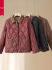 Stylish Velvet-Lined Cotton Jacket for Middle-Aged & Elderly Women - 2025 Autumn/Winter Collection