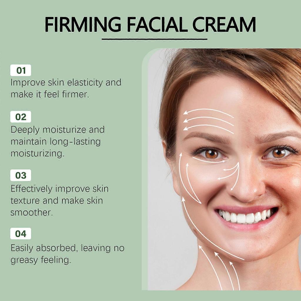 Crema Multifunzione Rassodante Antirughe, Crema Ringiovanente Avanzata per il Rassodamento della Pelle, Rassoda e Leviga le Rughe