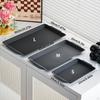 BBQ Griddle Serving Tray Reusable Cookware Anti Skid Decorative Food Flat Top Plate for Camping