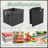 6Pcs Storage Cubes Closet Clothes Shoes Storage Containers Foldable Felt Fabric Cube Storage Bins Toy Cube Baskets Saves Space