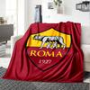 1pc Blanket - Rome Logo Print Design,Lightweight Blanket for Sofa,Bed- Soft &Warm,Gift for All Seasons