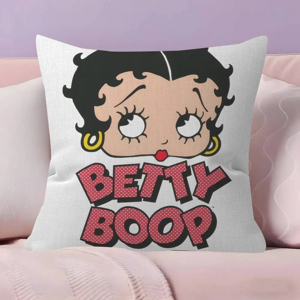 Anime Cute B-Betty Boop Pillow Cushion Cover Pillowcase Living Room Sofa Home Decor