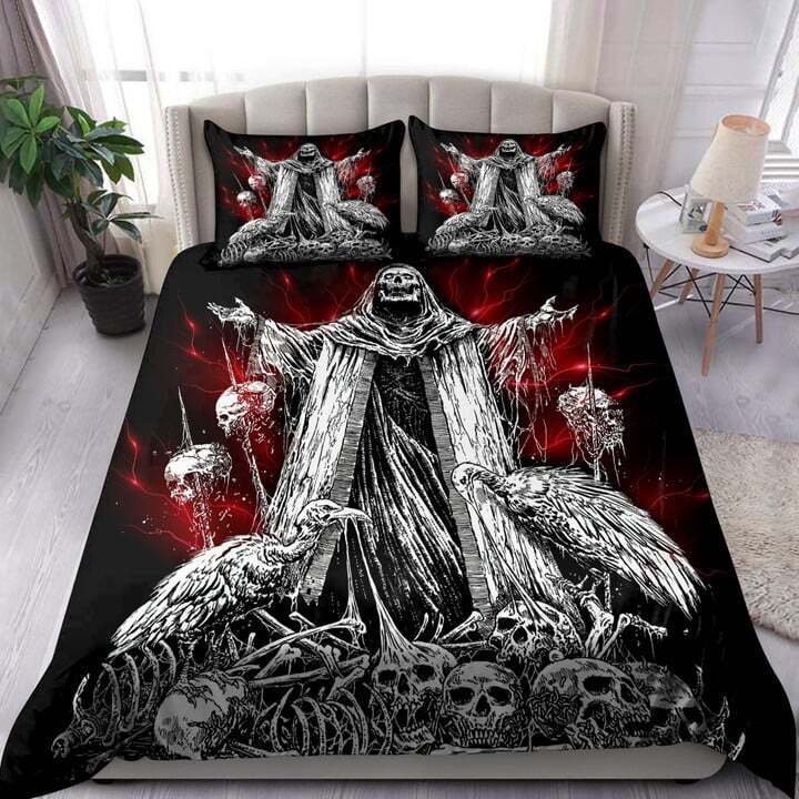 Bedding Set Duvet Cover Skull Home Bedding Suit Gift