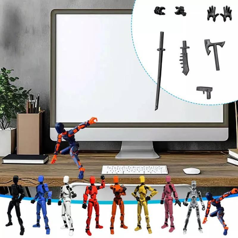 Versatile Jointed Figurine Stress Relief Toy Perfect For Creative Diy Enthusiasts