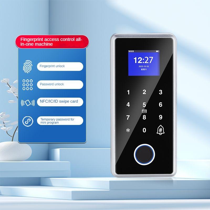 Venkovní vodotěsný systém kontroly přístupu s otiskem prstu, heslo, IDIC, duální pásmo, Bluetooth