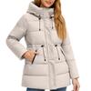Women's Winter Warm Cotton Jacket Single Breasted Zipper Jacket