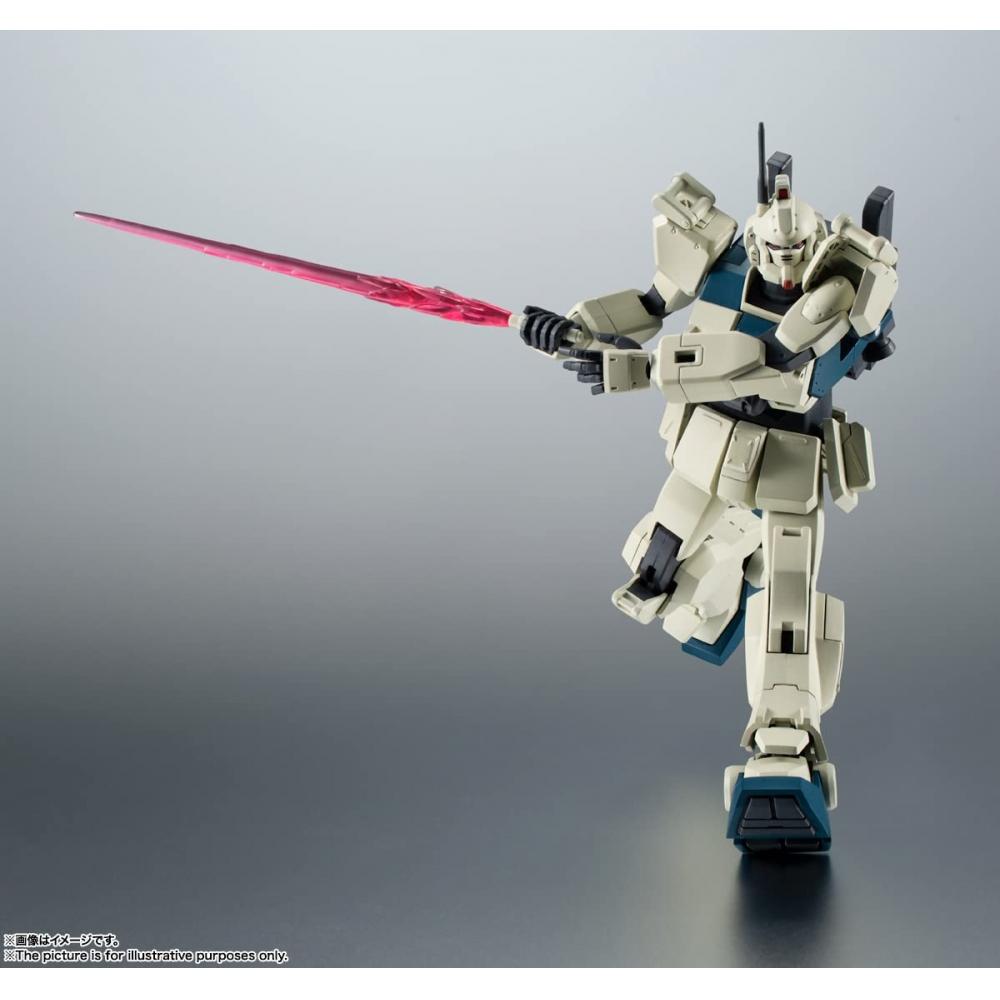 Bandai ROBOT SPIRITS Mobile Suit Gundam Plutonul 08 MS SIDE MS RX-79(G)Ez-8 Gundam Ez-8 ver. ANIME. Aproximativ. 125 mm mobil vopsit în ABS și PVC