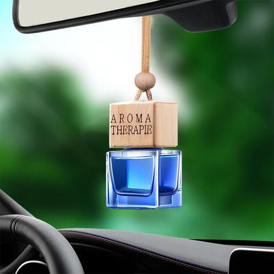 Car Hanging Perfume Diffuser Air Freshener Fragrance Pendant Long-Lasting Deodorant Jasmine Lemon Rose Aromatherapy Accessories