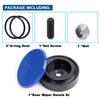 Aluminum Car Rear Wiper Delete Kit For Honda Civic Integra Mazda 3  BMW Volvo Acura RSX DC5 Plug Cap O-ring