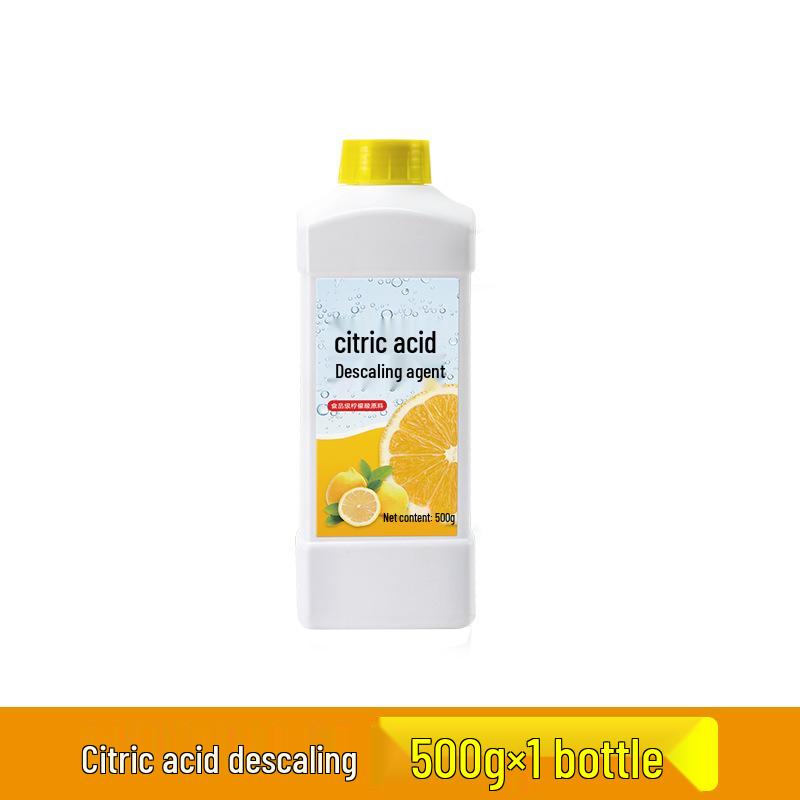 Food-Grade Citric Acid Descaler: Limescale & Tea Stain Cleaner for Kettles and Water Heaters.