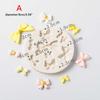 DIY Wax-Melt Moulds Heart Flower Bow-Shape Silicone Molds Chocolate Candy Gummy Molds for Party Cake Decorations Tool