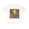 Unisex Adult T Shirt Tropical Parrots In Canopy Carnival