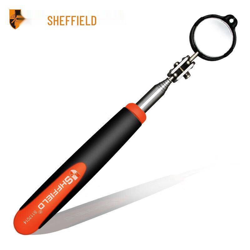 SHEFFIELD S117015 LED Telescopic Inspection Mirror
