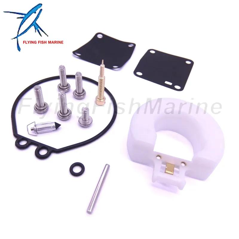 Carburetor Repair Kit 6G1-W0093-00-00 18-7765 for Yamaha 3HP 6HP 8HP 6CMH 6DMH 8CMH Boat Motor