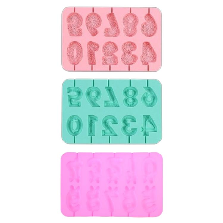 Fun Celebration Number Lollipop and Candle Making Kit High-Quality Silicone Molds