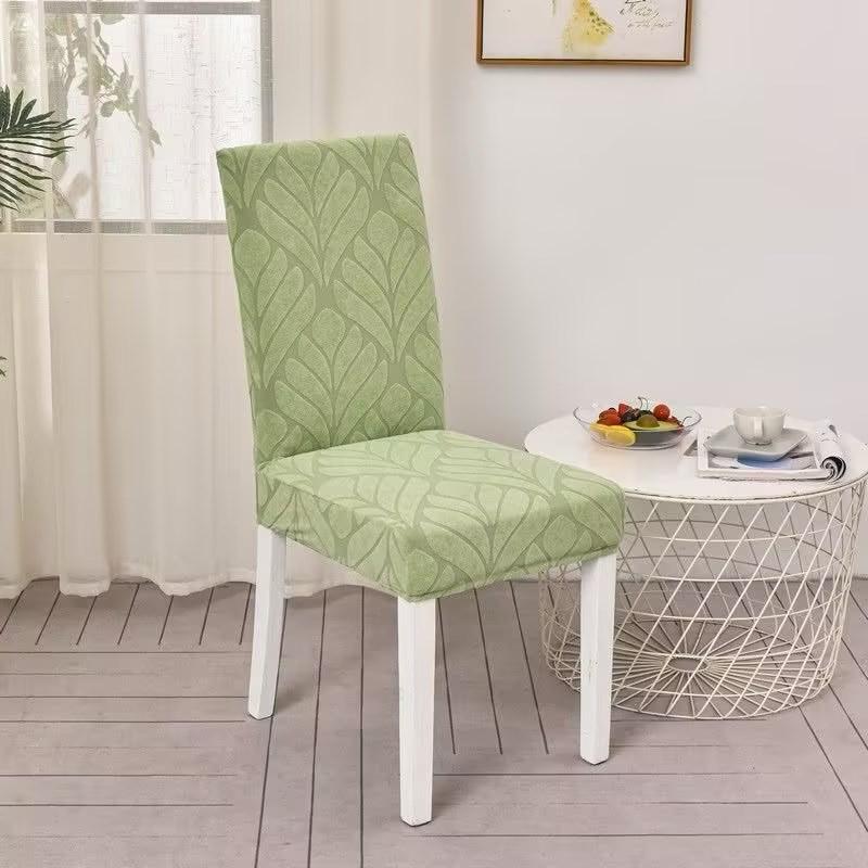 

1/2/4/6 шт. Эластичные чехлы на обеденные стулья однотонные жаккардовые кухонные чехлы для стульев противоскользящие защитные чехлы для сидений свадебные Funda Silla 2pcs
