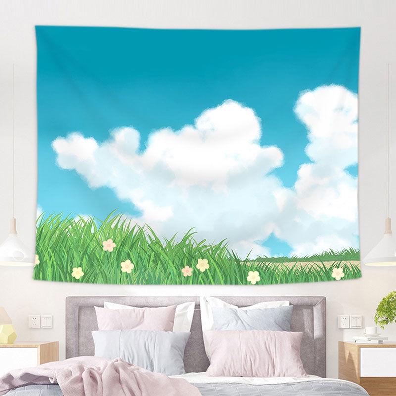 Home Decor Pink Moon Tapestry Background Fabric Oil Painting Dream Moon Room Decor Tapestry 230x180 cm alfombra de piso