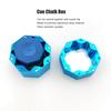 Cue Chalk Box Holder Aluminium Alloy Octagonal   Billiard Chalk Case for Billiards Accessory