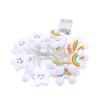 Creative LED Rainbow Star String Lights - Cloud Design for Kids' Rooms, Courtyard Decor, and Tent Atmosphere