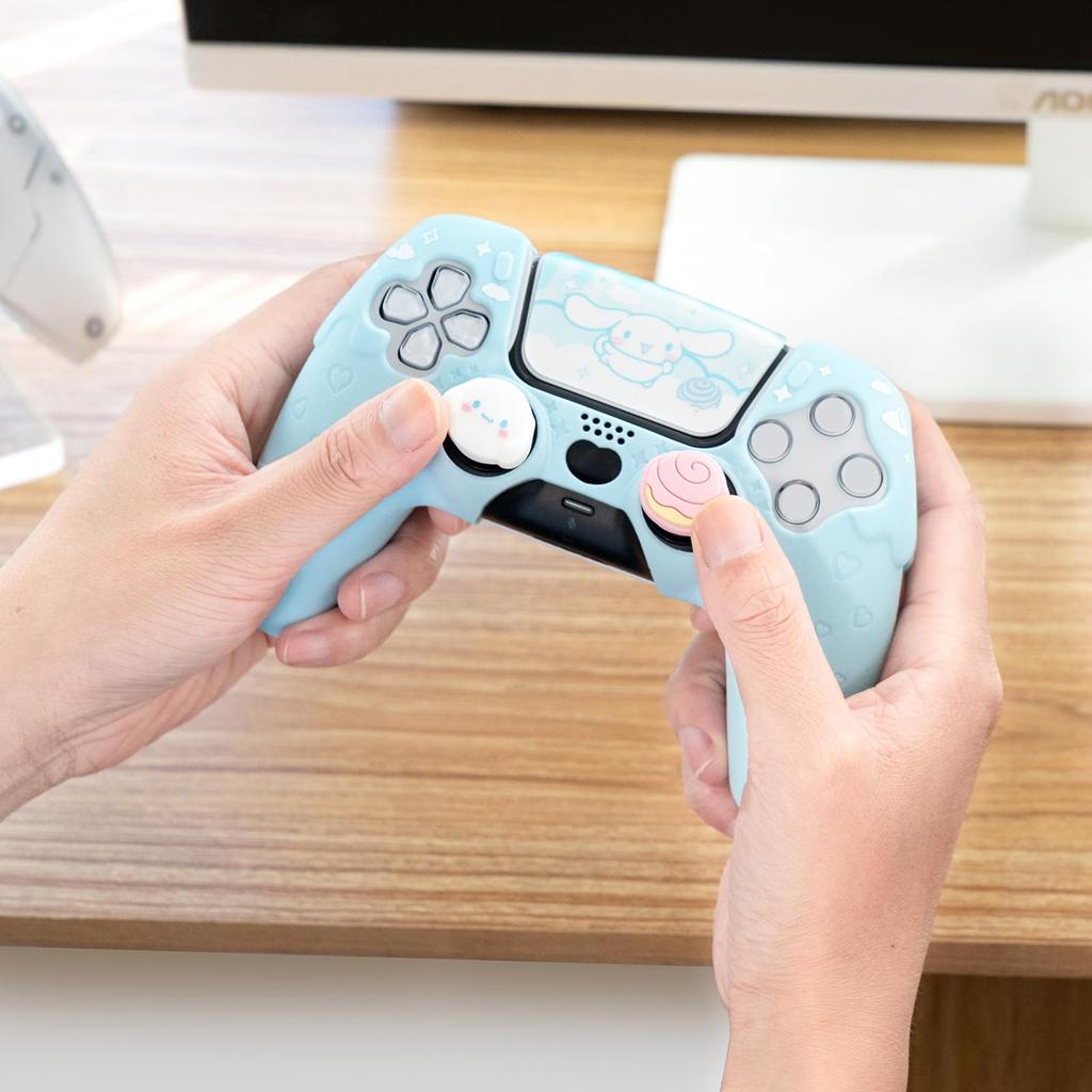 Kuitmor PS5 Controller Silicone Soft Skin Case with PS5 Controller Cover and Protective PlayStation 5 Protective PS5 Protective Controller Easy To