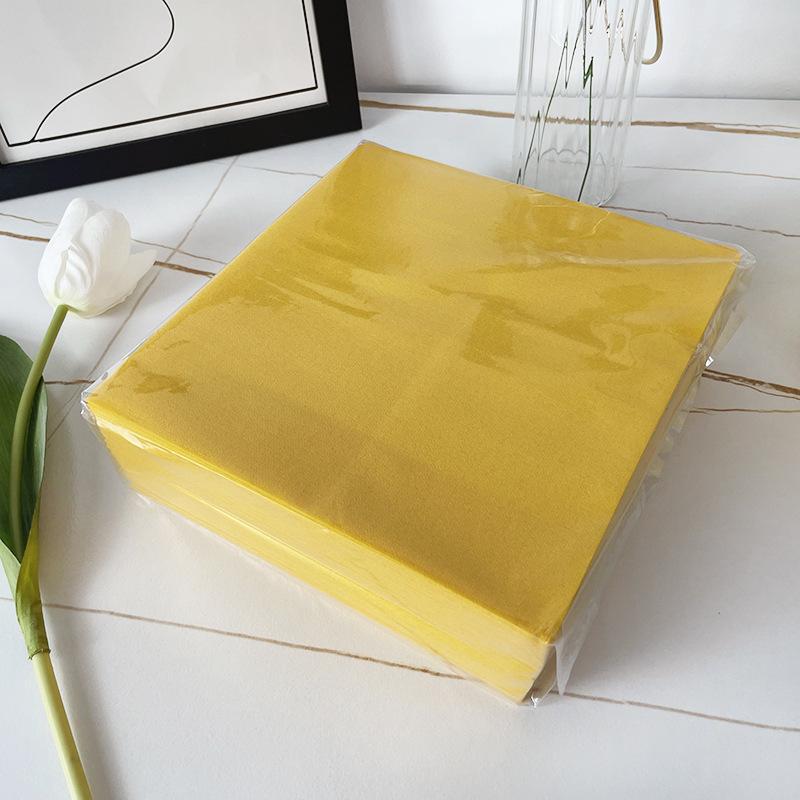 

25/50PCS Colored Napkins Soft Absorbent Disposable for Dinner Kitchen Party Wedding Bathroom Events Serviette De Table Mariage 25pcs