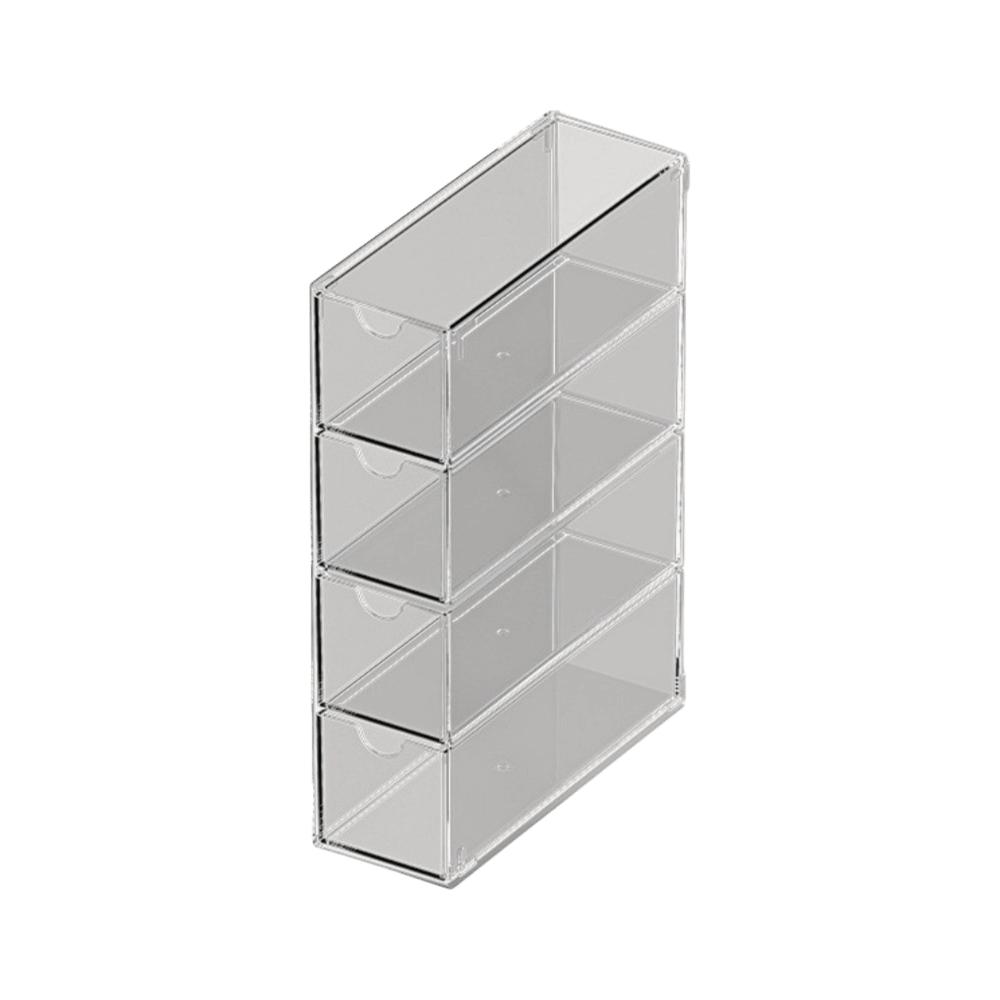 

Multipurpose 4 Tier Makeup Organizer Clear Jewelry Storage Holder Desktop чистый